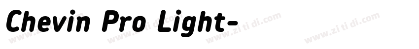 Chevin Pro Light字体转换 Chevin Pro Light字体转换